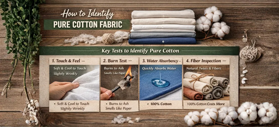 How to Identify Pure Cotton Fabric