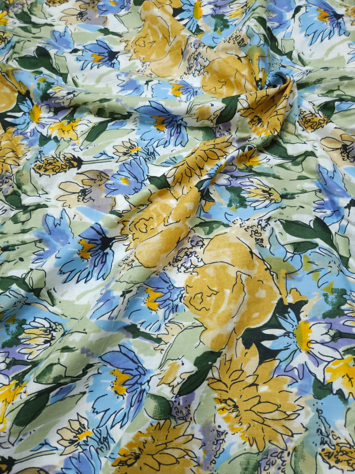 sanganeri print fabric online