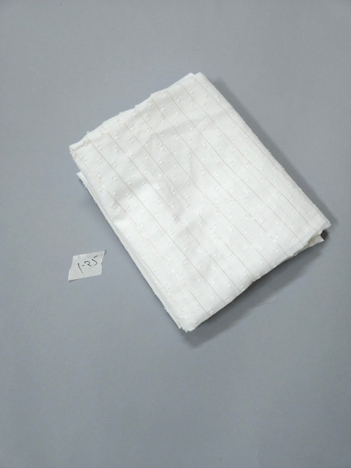 Pre Cut-1.25mtr, Jaipuri Cotton Lurex Dobby Fabric.