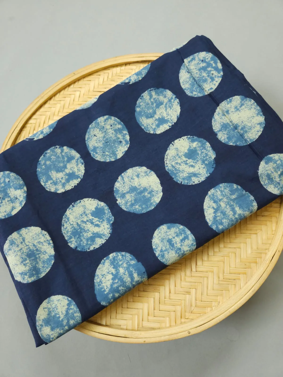 Indigo Shade Base BIg Balls Print.