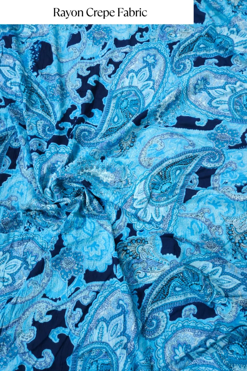 rayon crepe material