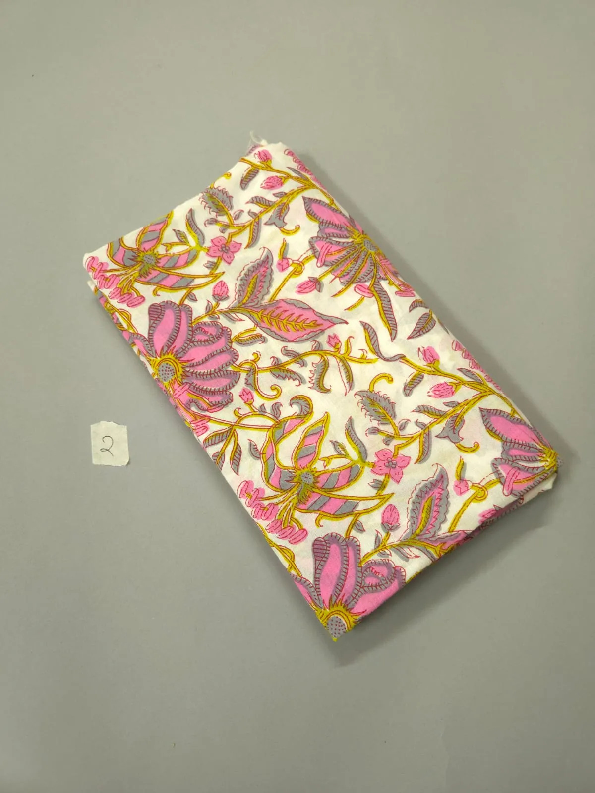 Pre Cut-2mtr, Jaipuri Cotton Fabric.