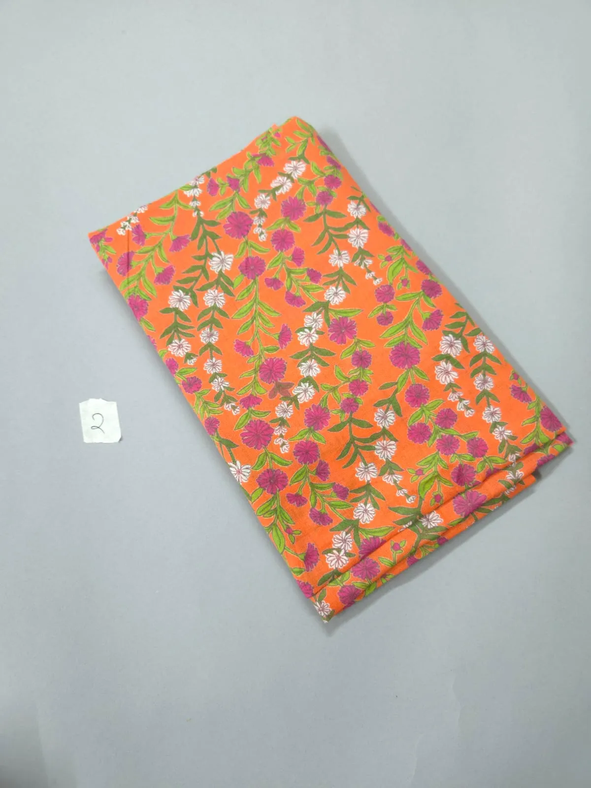 Pre Cut-2mtr, Jaipuri Cotton Mulmul Fabric.