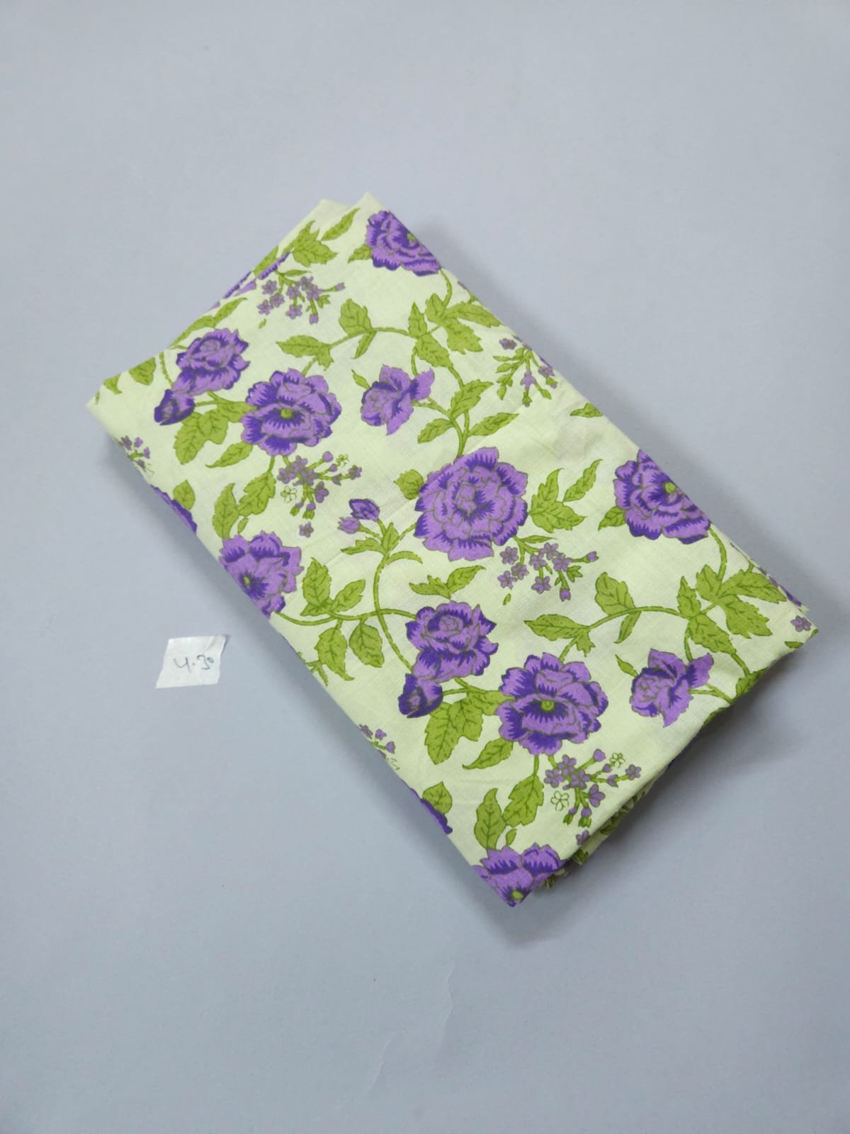 Pre Cut-4.50mtr, Jaipuri Cotton Fabric.