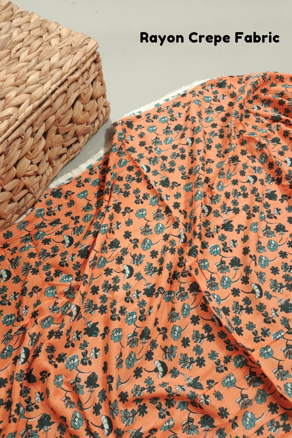 rayon crepe fabric price