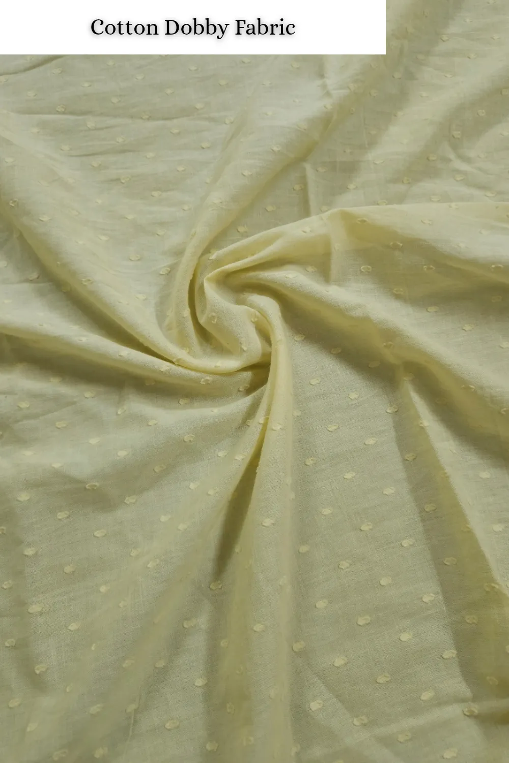 Pastel Light Shade Cotton Dobby Fabric,