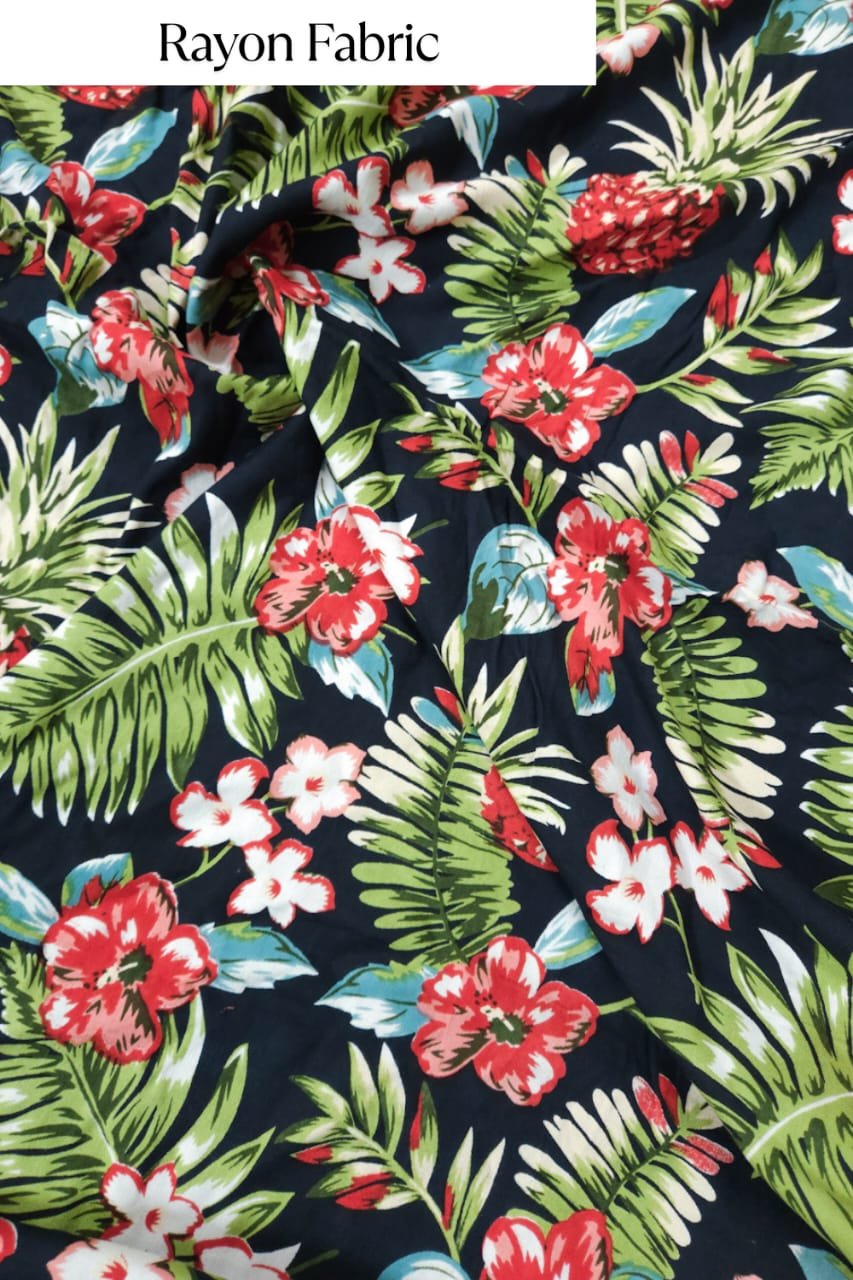 plain rayon fabric