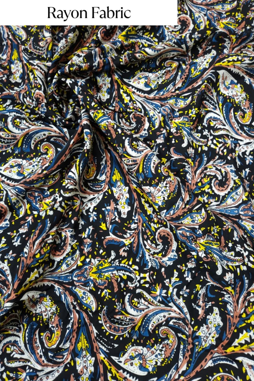 printed rayon fabric