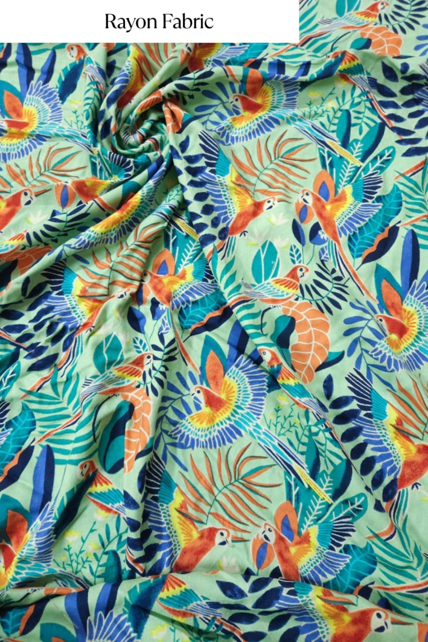 printed rayon fabric
